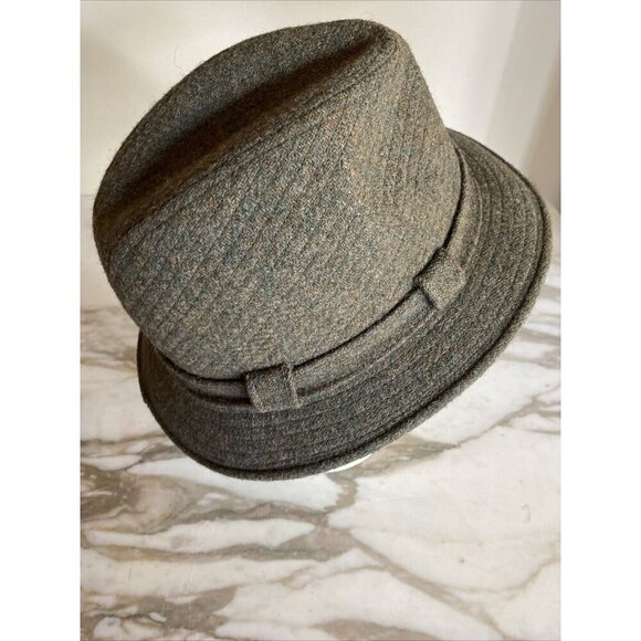 World's Best 100% Wool Vintage 1950's Green Fedora - Picture 4 of 7